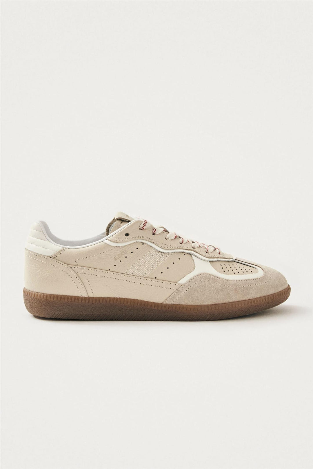 Tb.490 Rife Grain Cream Leather Sneakers