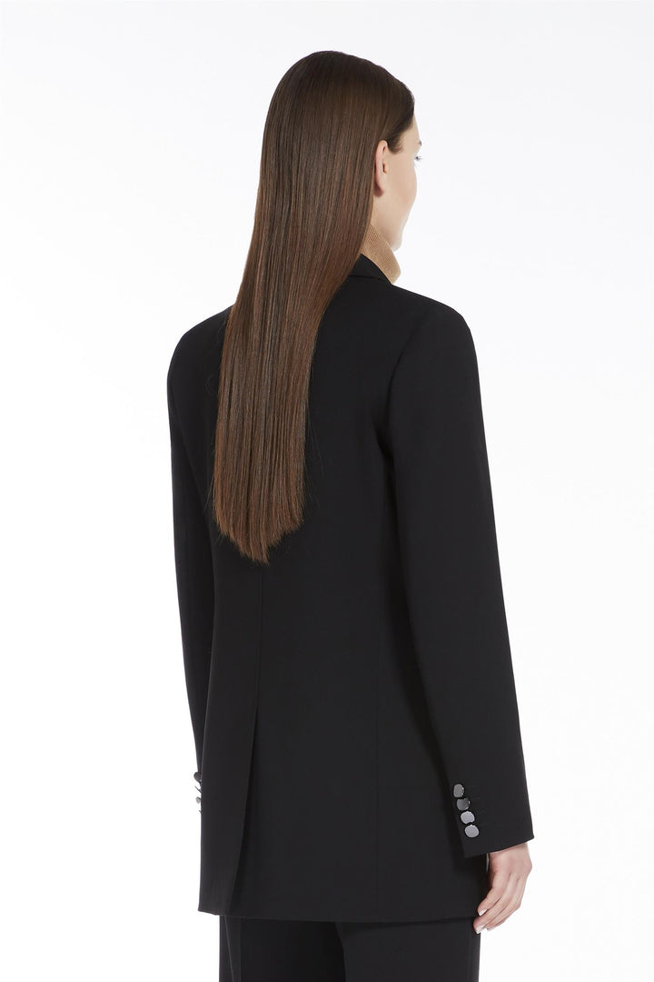 MAX MARA Titty Crepe Wool Blazer - Dale