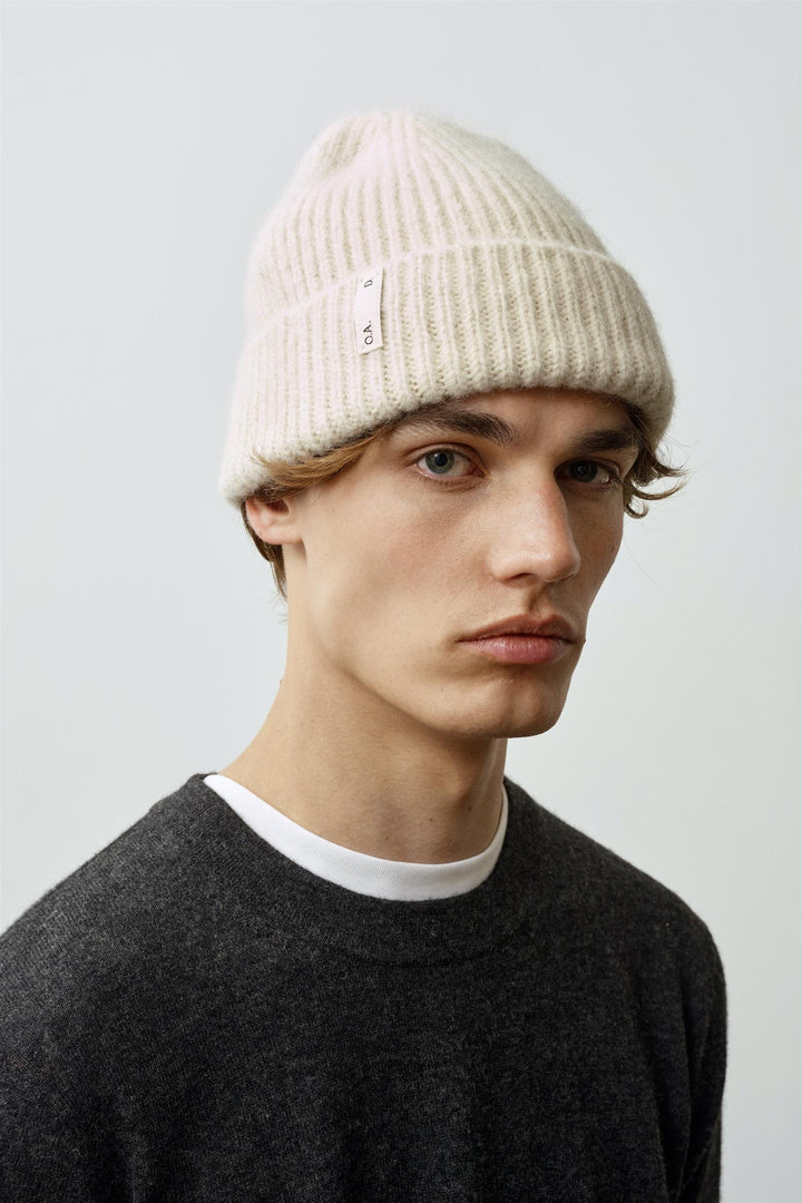O.A.D O.A.D Ribbed Beanie White - Dale