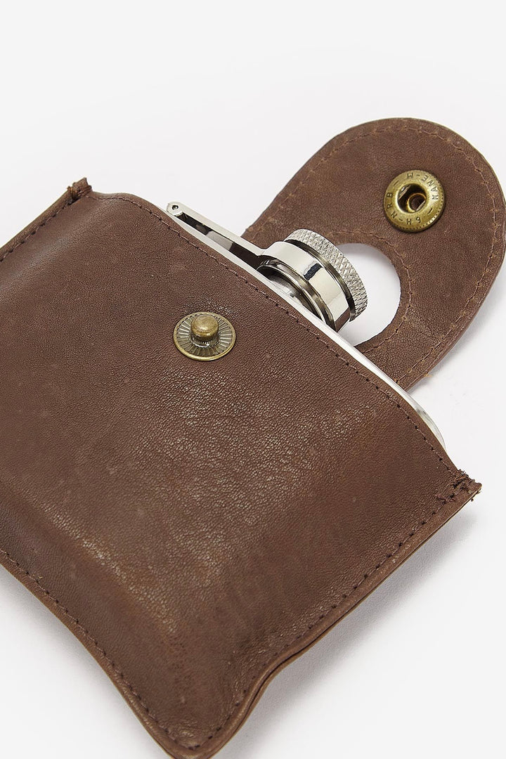 BARBOUR Barbour Hinged Hip Flask 4 oz - Dale