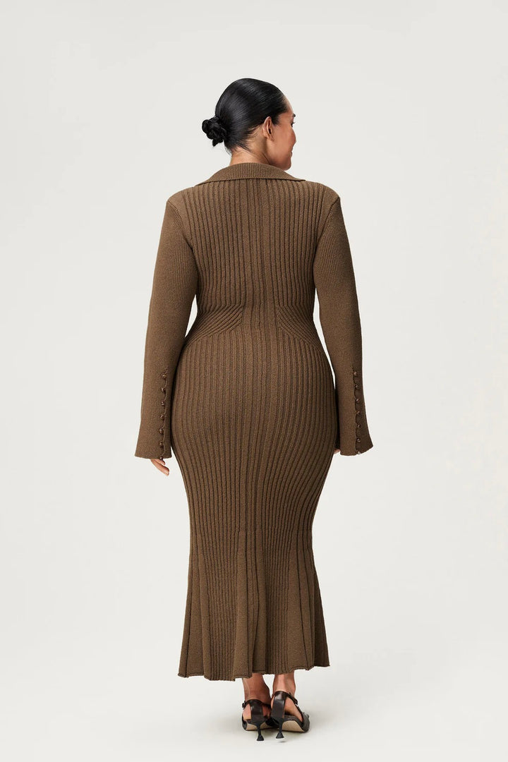 Sondrio Midi Dress Taupe