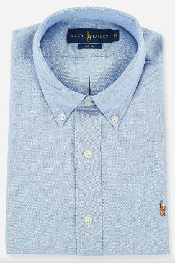 POLO RALPH LAUREN Slim Fit Oxford Shirt BSR Blue - Dale