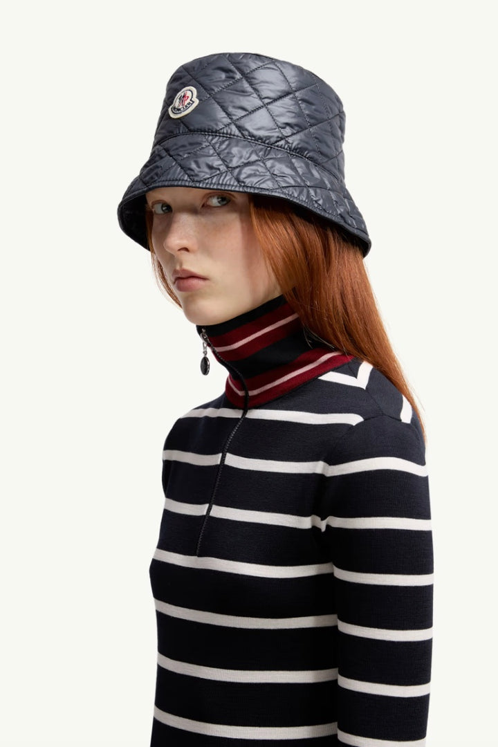MONCLER Striped Wool Polo Neck Jumper - Dale