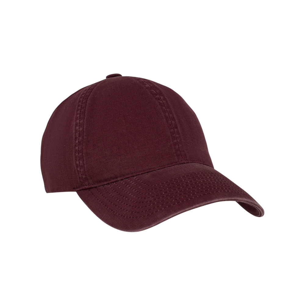 VARSITY HEADWEAR Washed Cotton Cap Burgundy - Dale