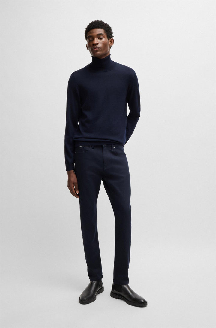 BOSS Delaware Performance Stretch Dark Blue - Dale