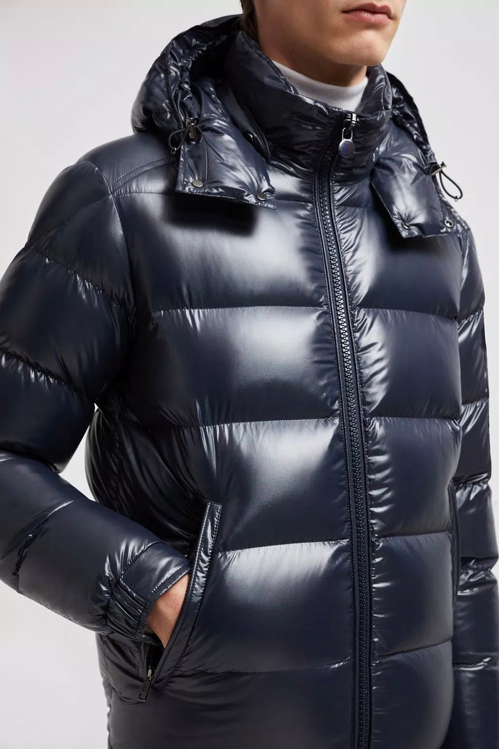 MONCLER Maya Short Down Jacket Night Blue - Dale