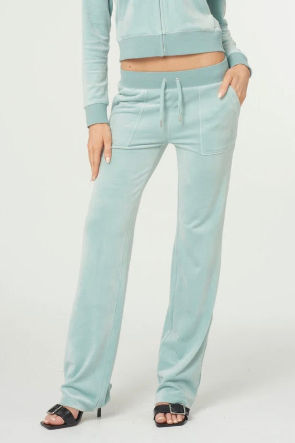 JUICY COUTURE Del Ray Pocket Pant Blue Surf - Dale