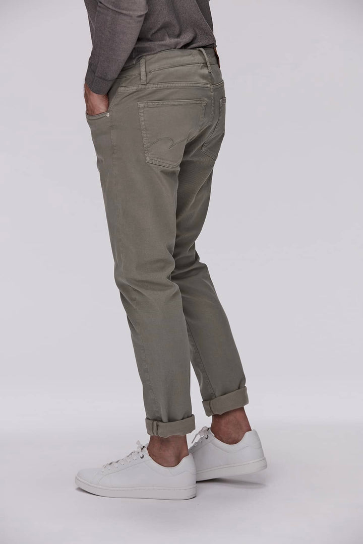 MINOSS 5-PKT CLYO STRETCH DUSTY GREEN - Dale