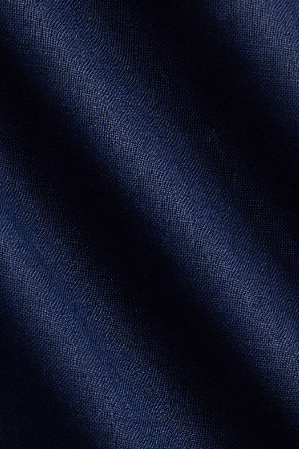 POLO RALPH LAUREN Custom Fit Linen Shirt Newport Navy - Dale