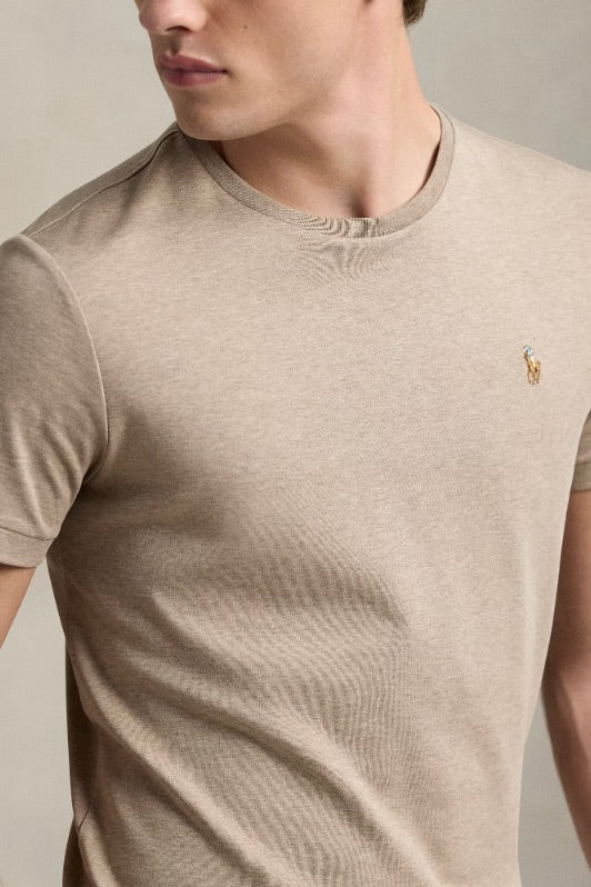 POLO RALPH LAUREN Custom Slim Fit Soft Cotton T-Shirt Adirondack Heather - Dale