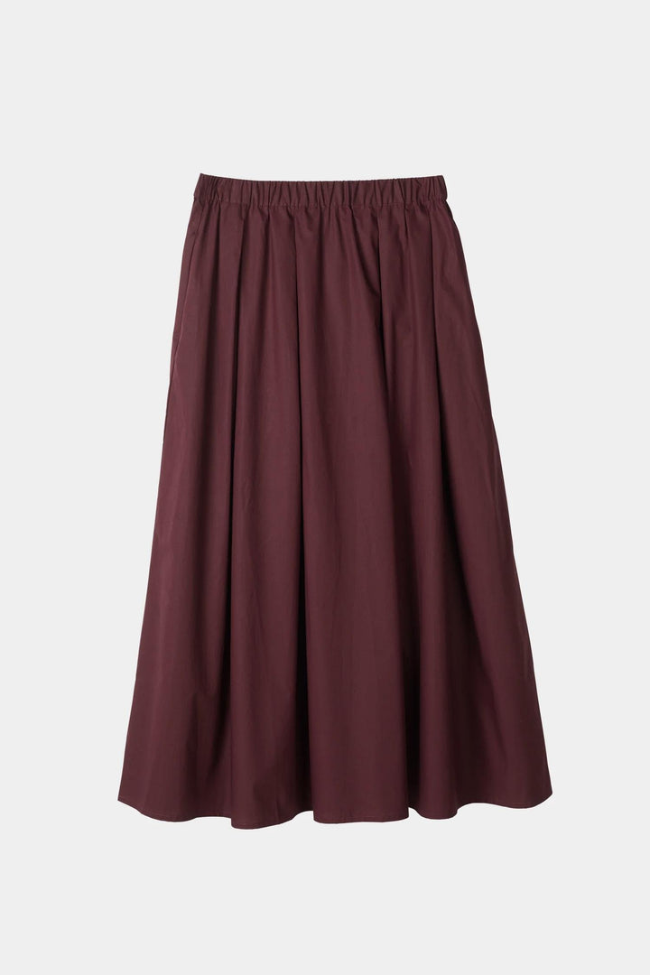 Jorina Maxi Skirt Burgundy