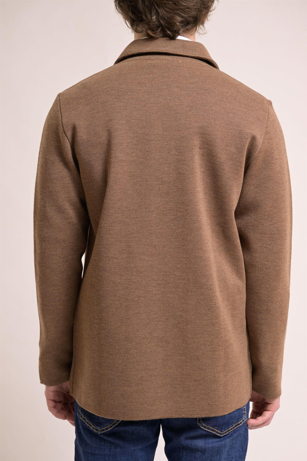 LARDINI Knit Jacket Beige - Dale