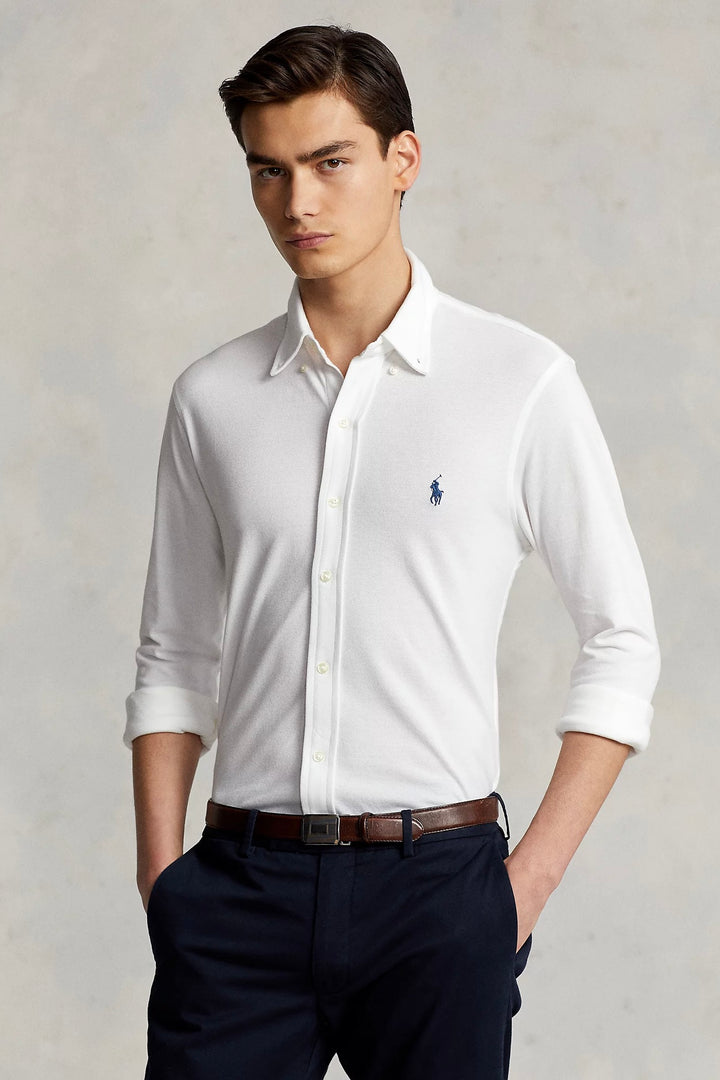 POLO RALPH LAUREN Featherweight Mesh Shirt White - Dale
