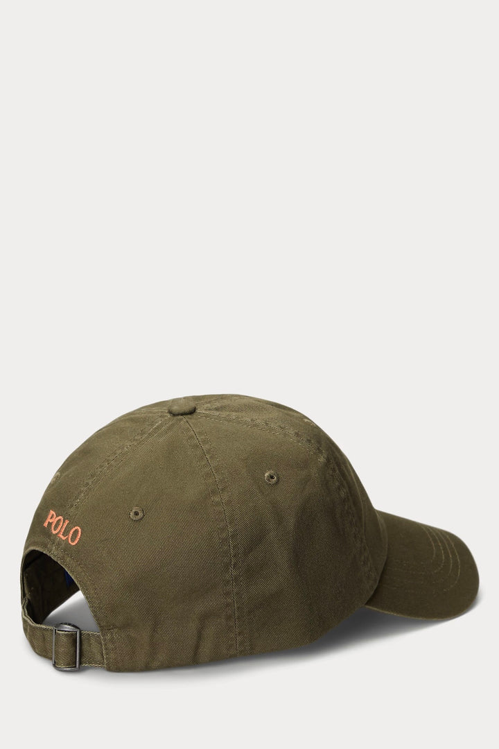POLO RALPH LAUREN Cotton Chino Ball Cap Canopy Olive - Dale