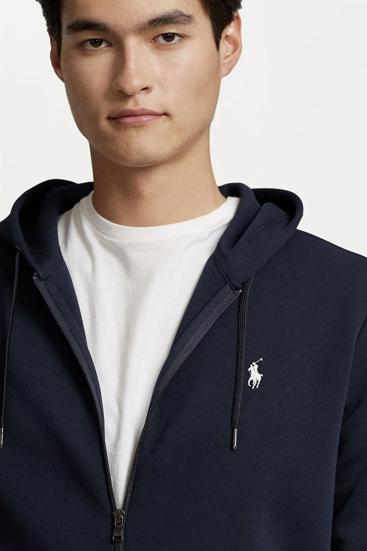 POLO RALPH LAUREN Double-Knit Full-Zip Hoodie Aviator Navy - Dale