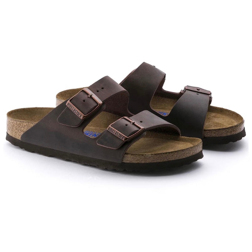 BIRKENSTOCK Arizona Soft Footbed Natural Oiled Habana Leather Herre - Dale