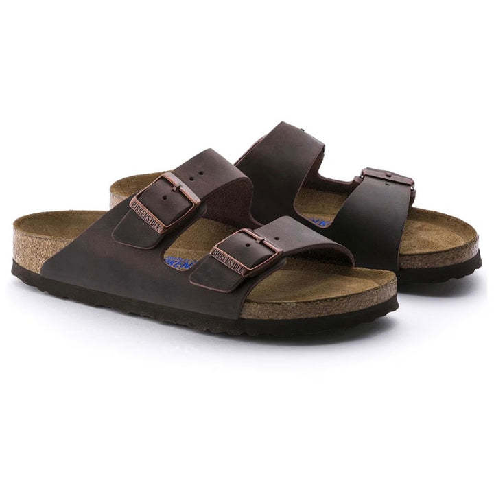 BIRKENSTOCK Arizona Soft Footbed Natural Oiled Habana Leather Herre - Dale