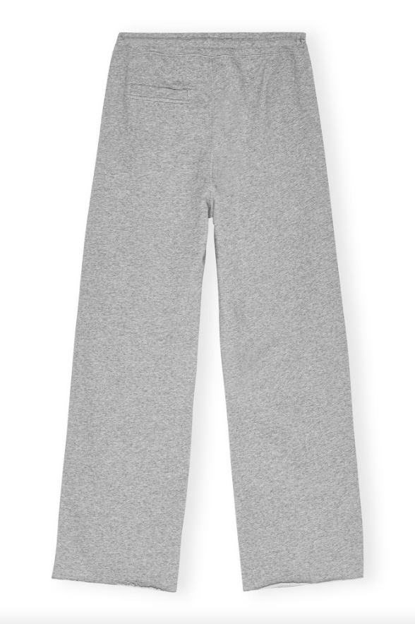 GANNI Light Isoli Wide Leg Pants Paloma Melange - Dale