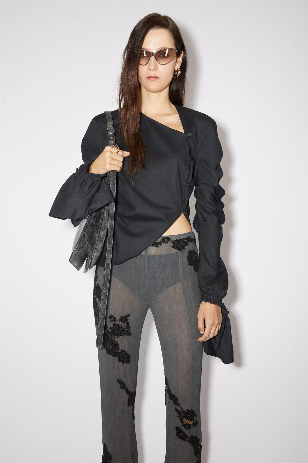 ACNE STUDIOS ASYMMETRIC BLOUSE - Dale