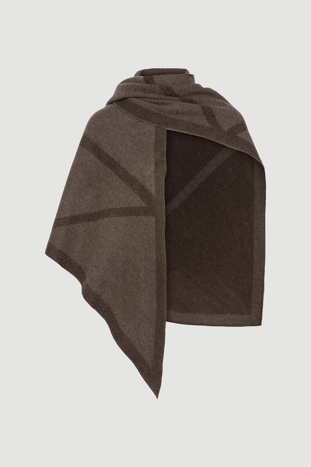 ENVELOPE 1976 Triangle Scarf Merino Tobacco/Cacao - Dale