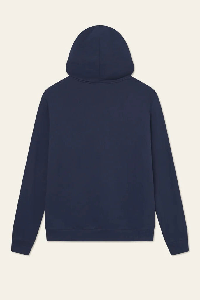 LES DEUX Patch Hoodie Dark Navy - Dale