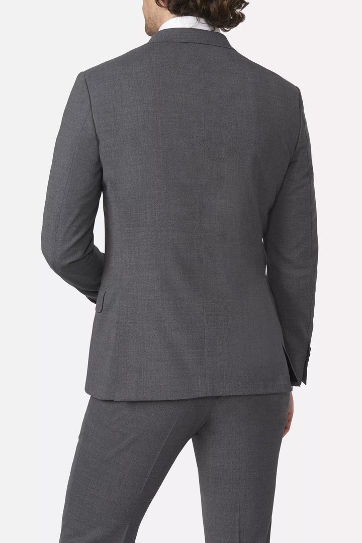 OSCAR JACOBSON Edmund Blazer Suede Grey - Dale