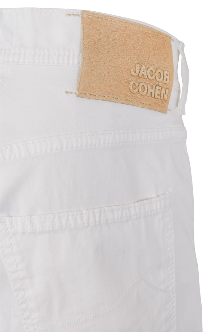 JACOB COHEN Nicolas Bermuda Slim Fit Cream White - Dale