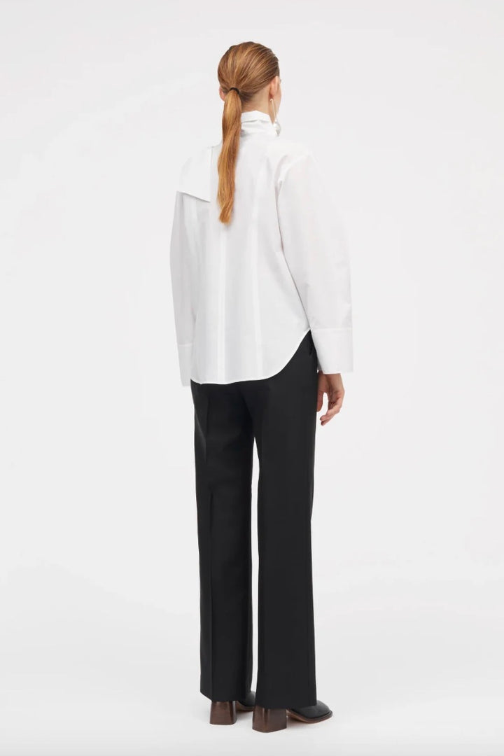 MKDT. (Mark Tan) Shaquana Poplin Shirt White - Dale