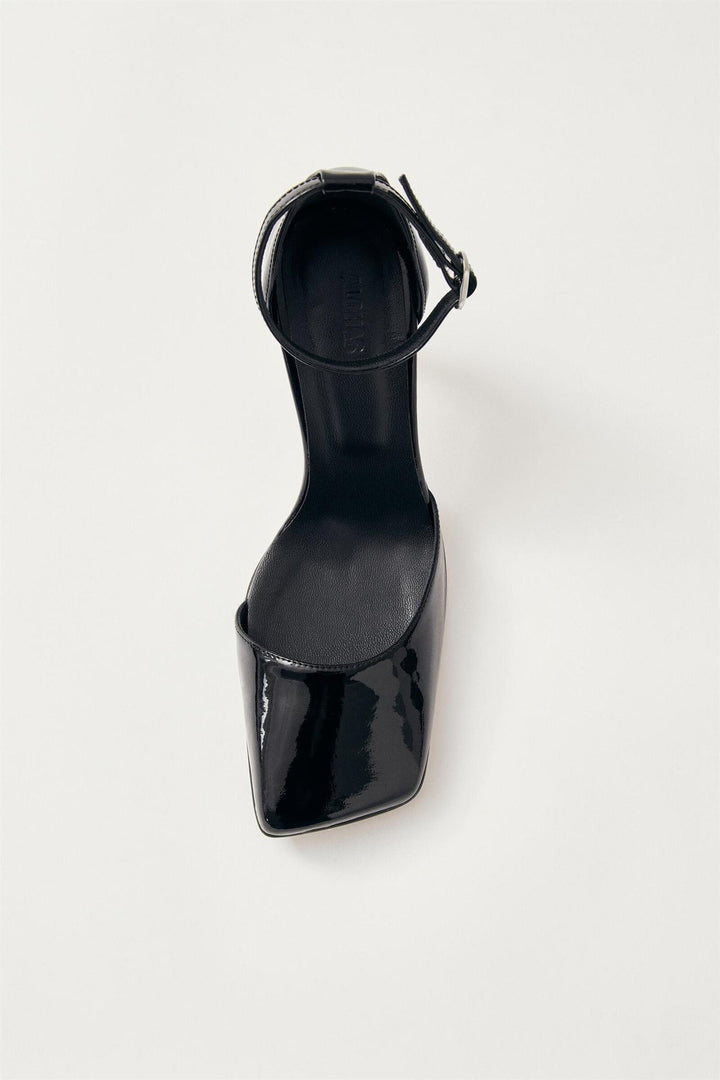 ALOHAS Liebe Onix Black Leather Pumps - Dale