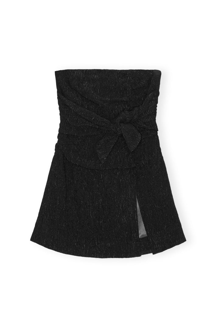 GANNI Viscose Stretch Crepe Strapless Top - Dale
