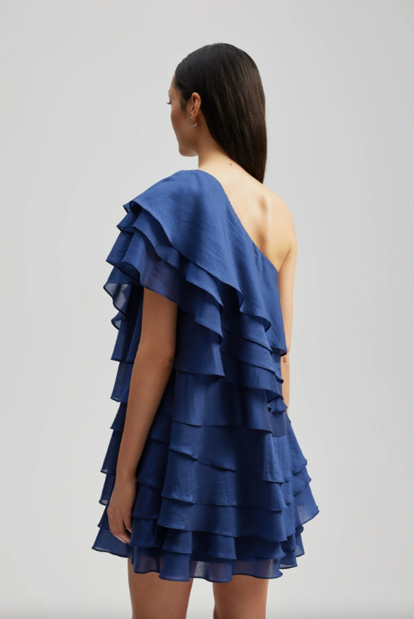BY MALINA AMIE ONE-SHOULDER MINI DRESS - Dale