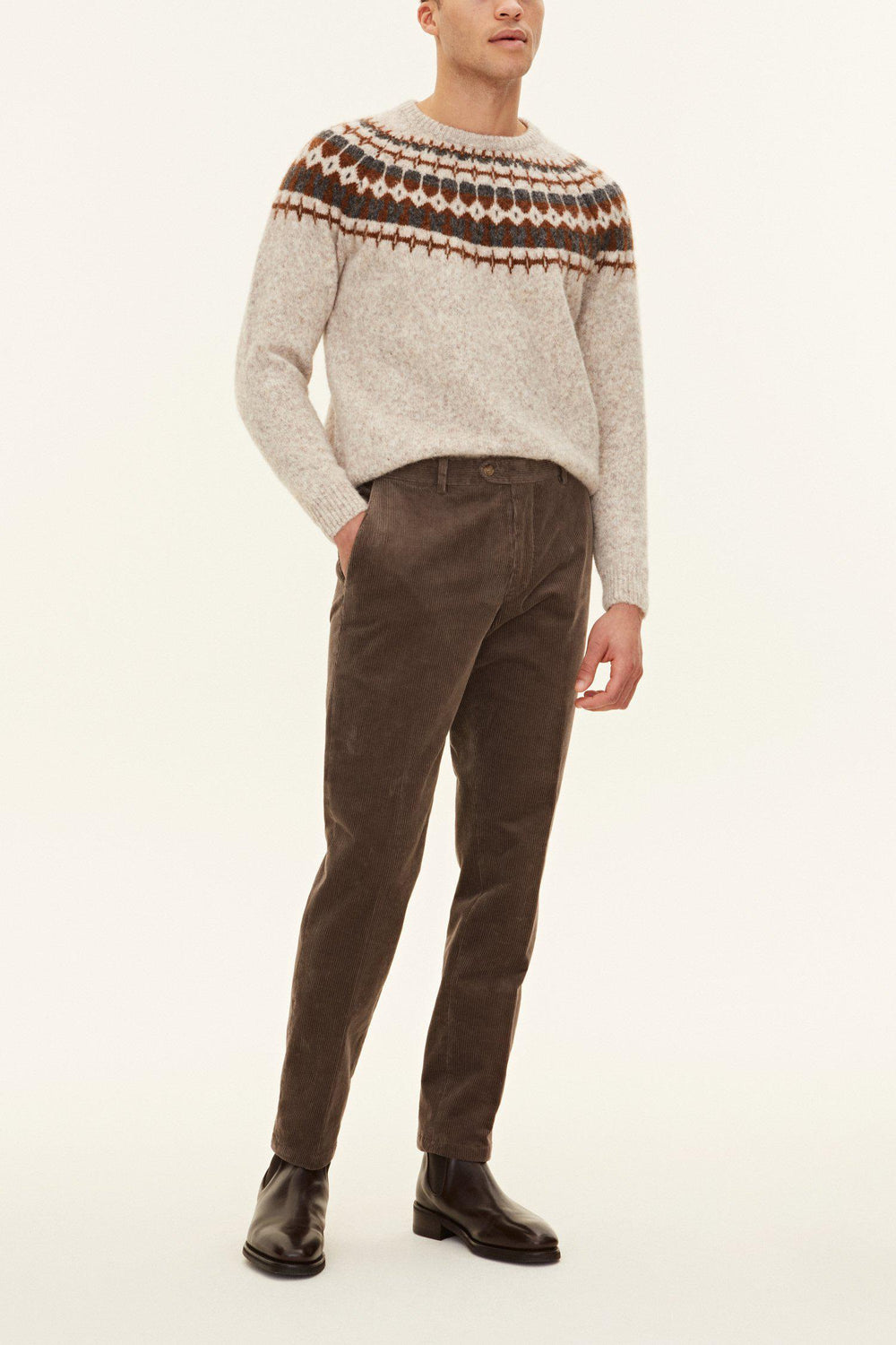 OSCAR JACOBSON Denz Trousers Baked Beige - Dale
