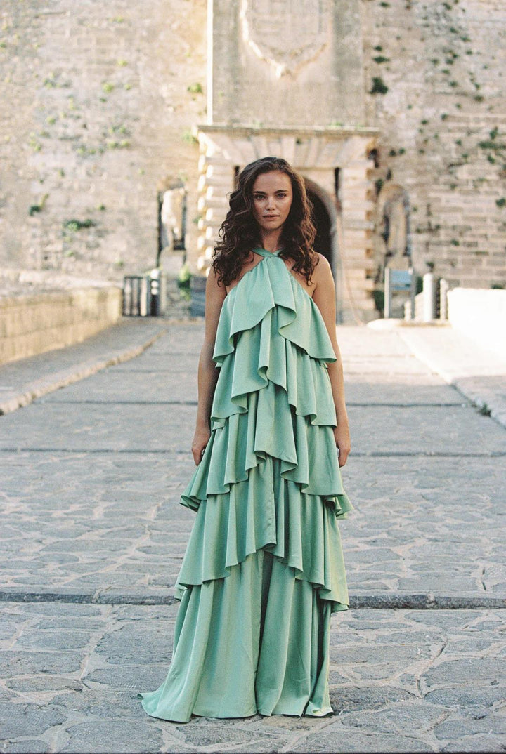 LOVE LOLINA Angela Maxi Dress - Pistachio - Dale