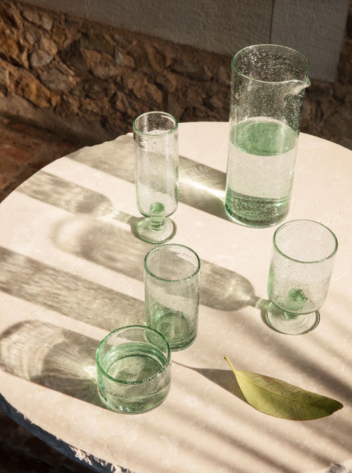 ferm LIVING - Oli Water Glass - Low - Dale