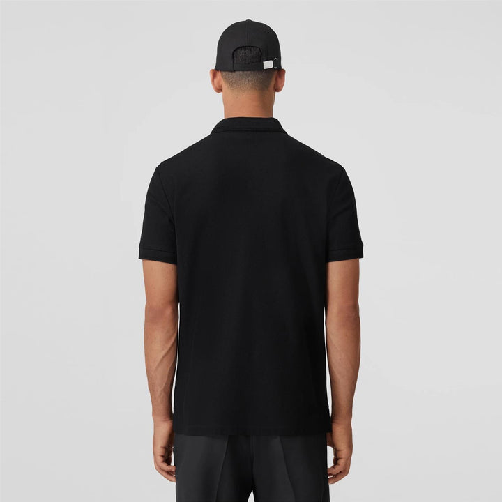 BURBERRY - Eddie Monogram Polo Pique Shirt - Dale