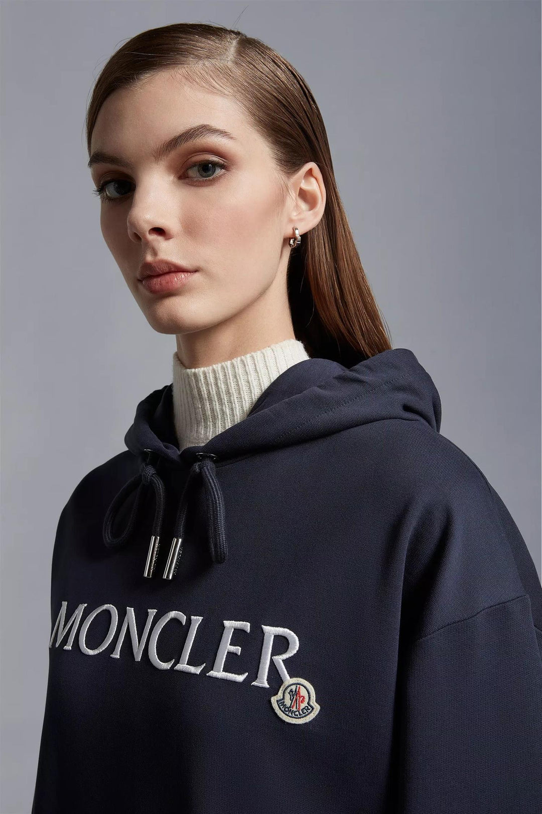 MONCLER - Embroidered Logo Hoodie - Dale