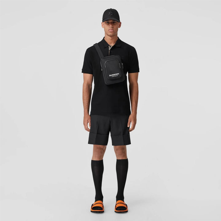 BURBERRY - Eddie Monogram Polo Pique Shirt - Dale