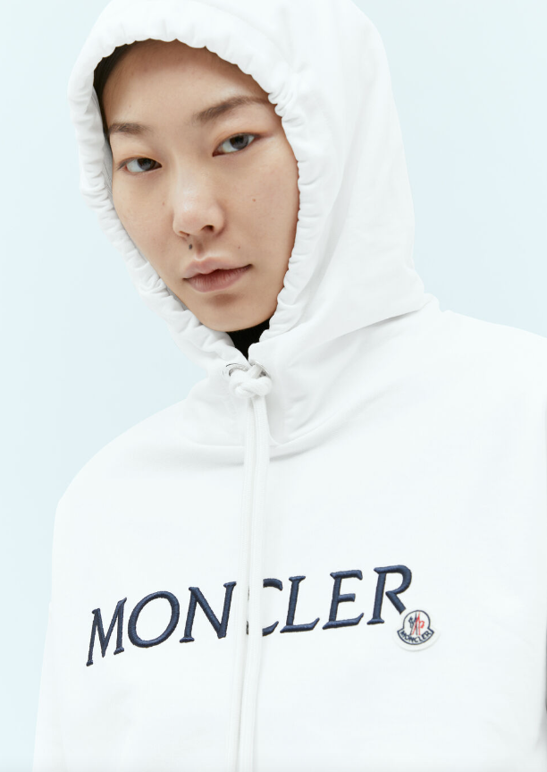 MONCLER - Embroidered Logo Hooded Sweatshirt - Dale