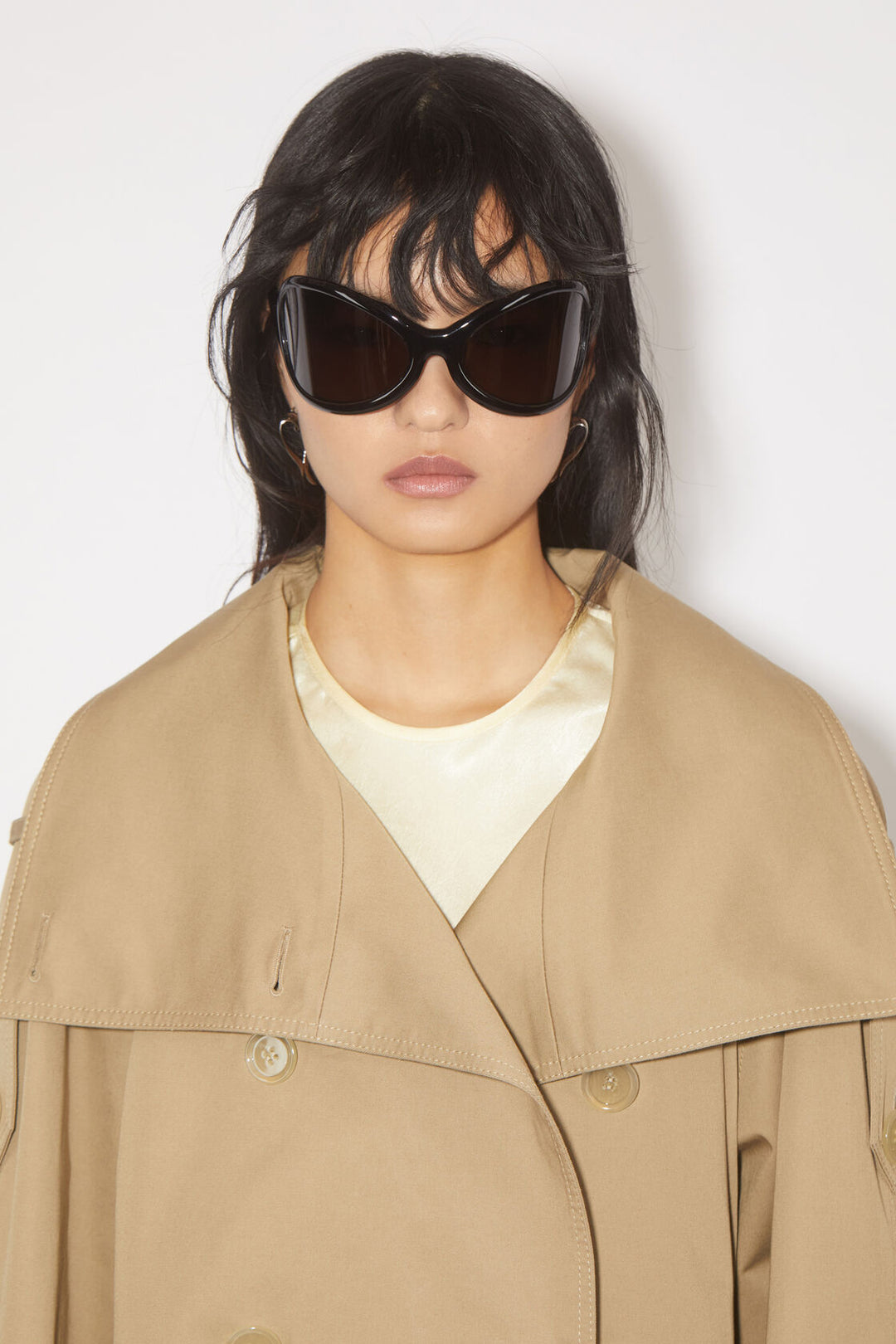ACNE STUDIOS - DOUBLE-BREASTED TRENCH JACKET - Dale
