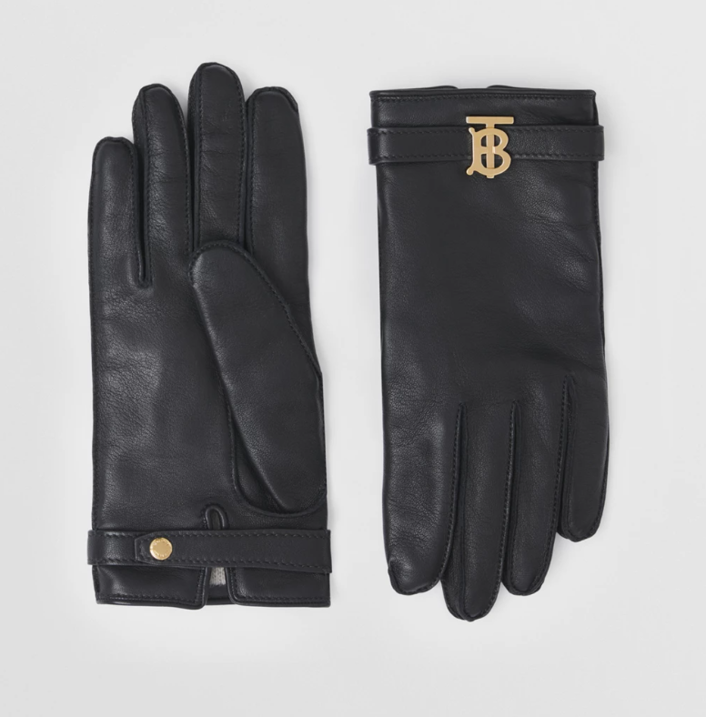 BURBERRY - Cashmere-lined Leather Gloves - Dale