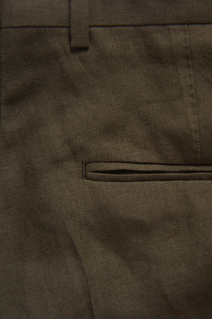OSCAR JACOBSON - Denz Linen Trousers - Dale