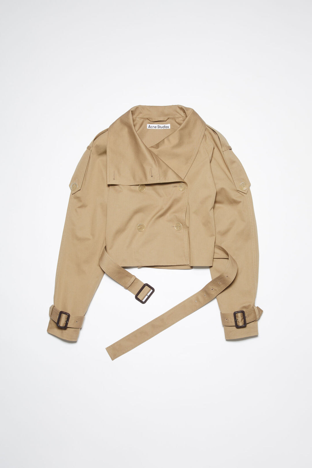 ACNE STUDIOS - DOUBLE-BREASTED TRENCH JACKET - Dale
