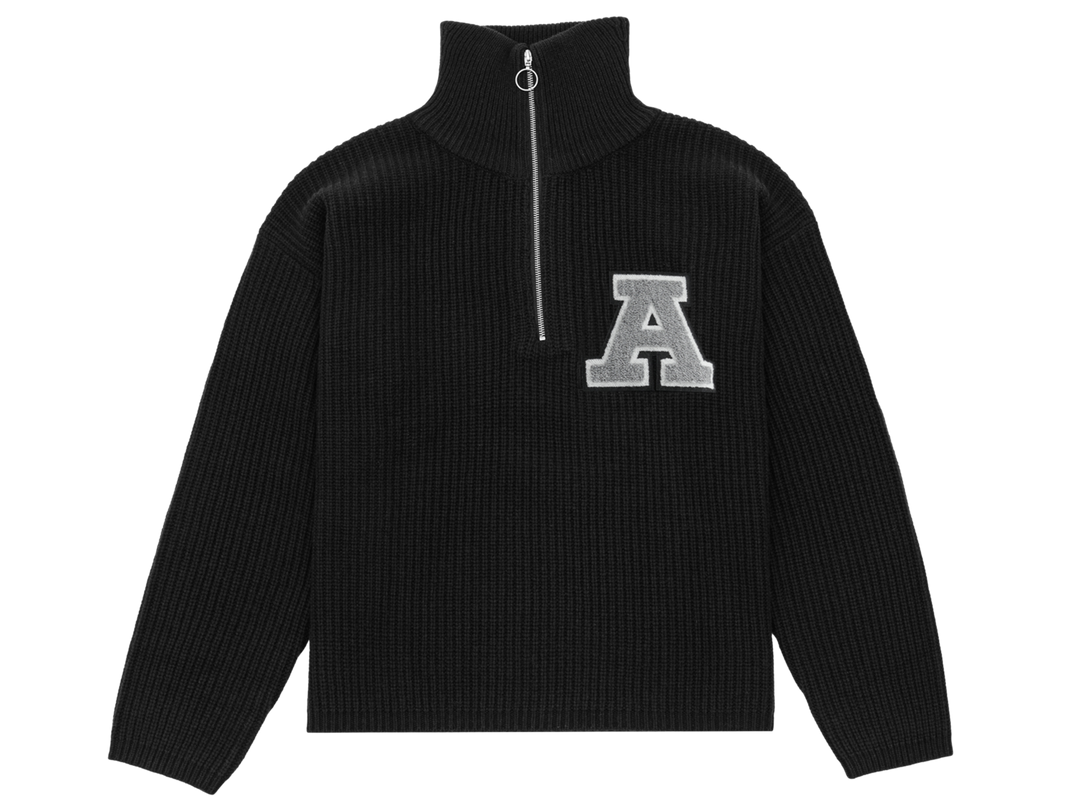 AXEL ARIGATO - Team Halfzip Sweater - Black - Dale