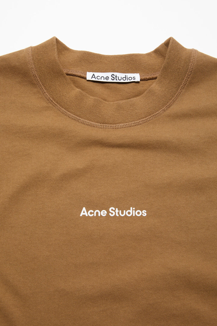 ACNE STUDIOS - T-Shirt Logo Mud Beige - Dale