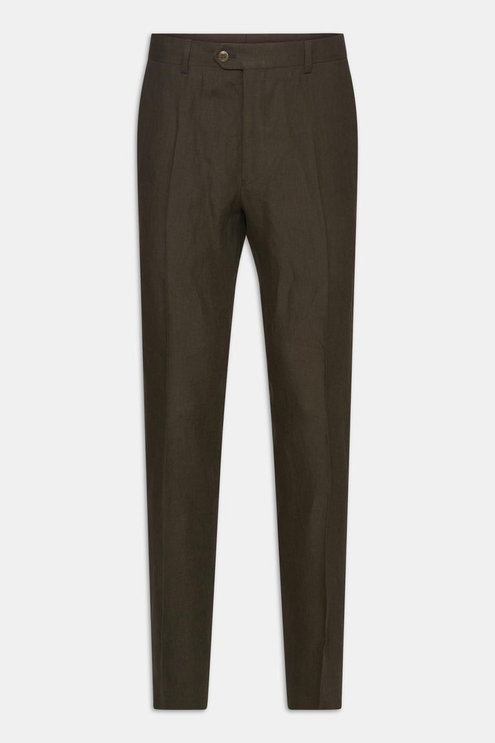 OSCAR JACOBSON - Denz Linen Trousers - Dale