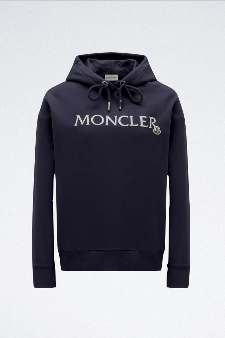 MONCLER - Embroidered Logo Hoodie - Dale