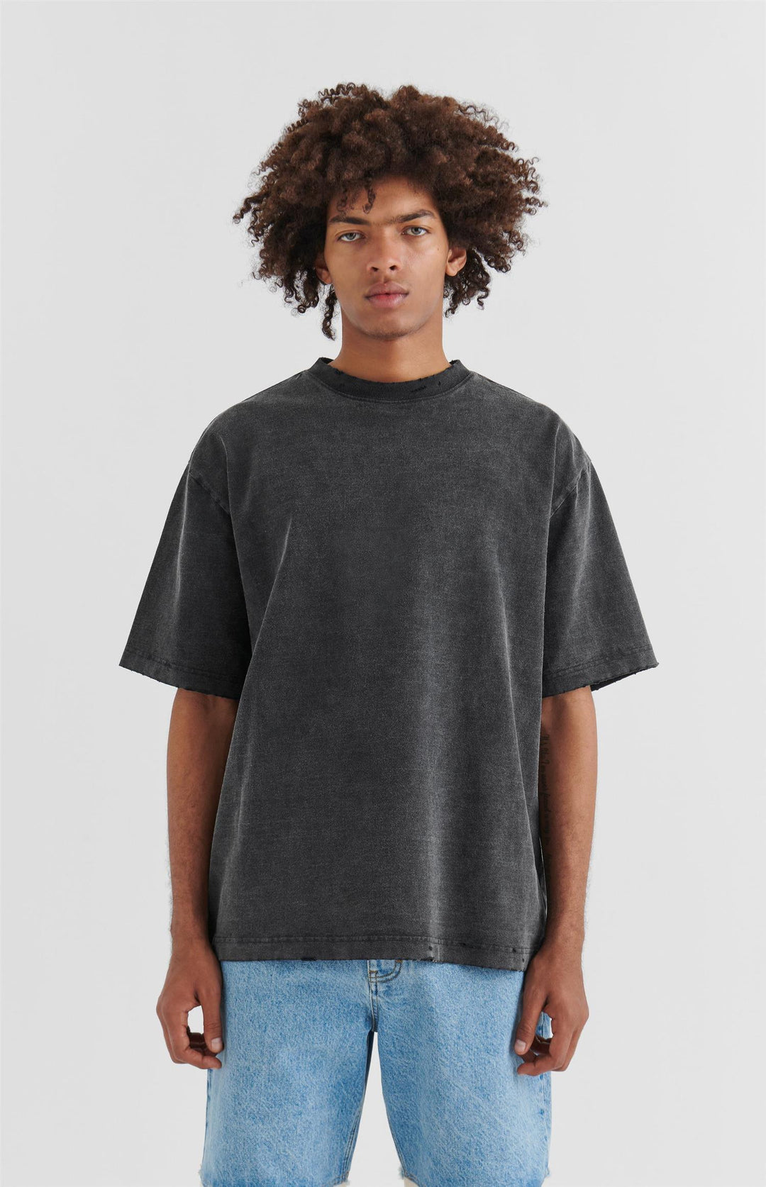 AXEL ARIGATO - Wes Distressed T-Shirt - Dale