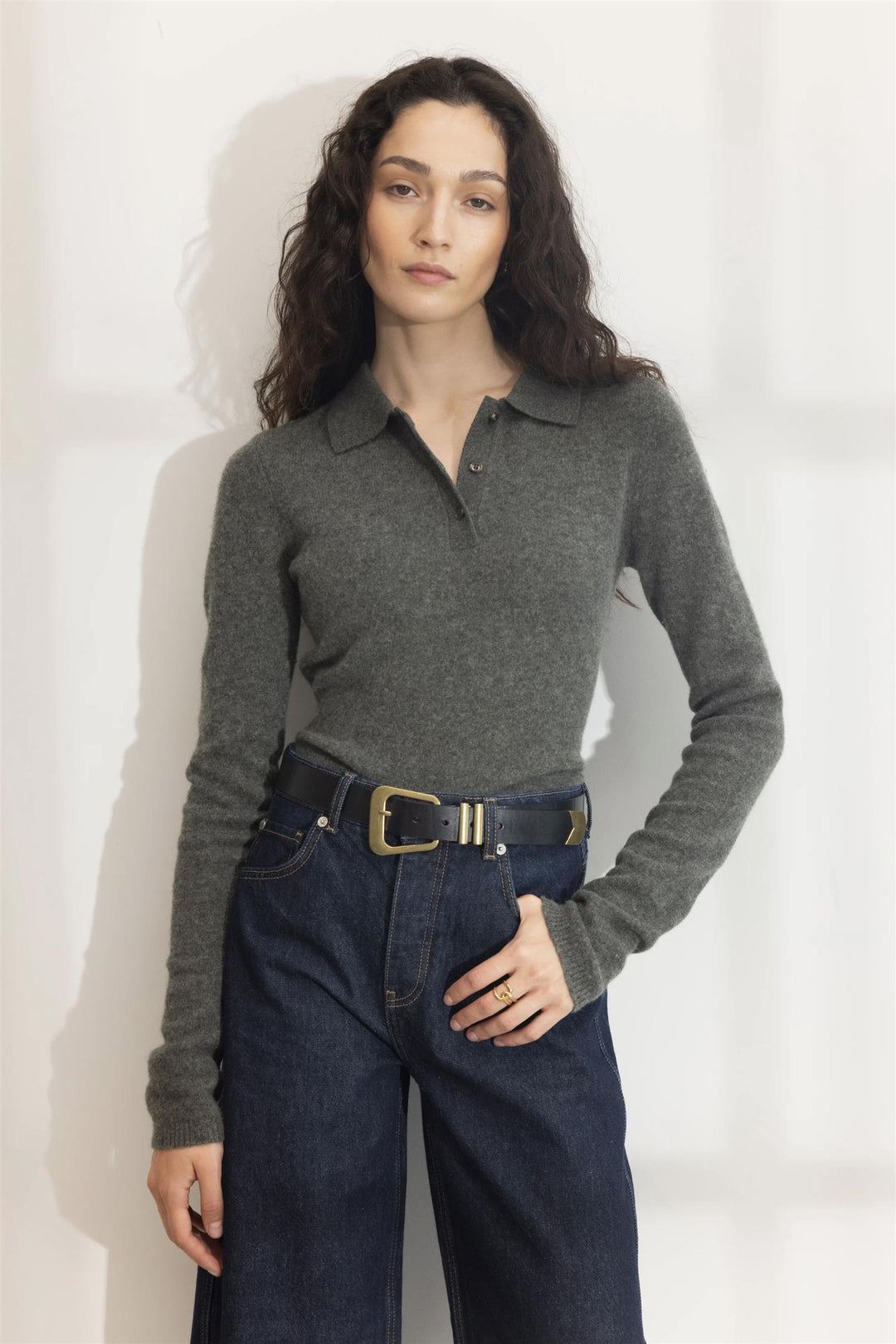 Jolanda Knit Dark Olive Melange