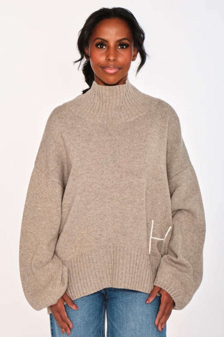 Gianna Sweater Light Brown Melange