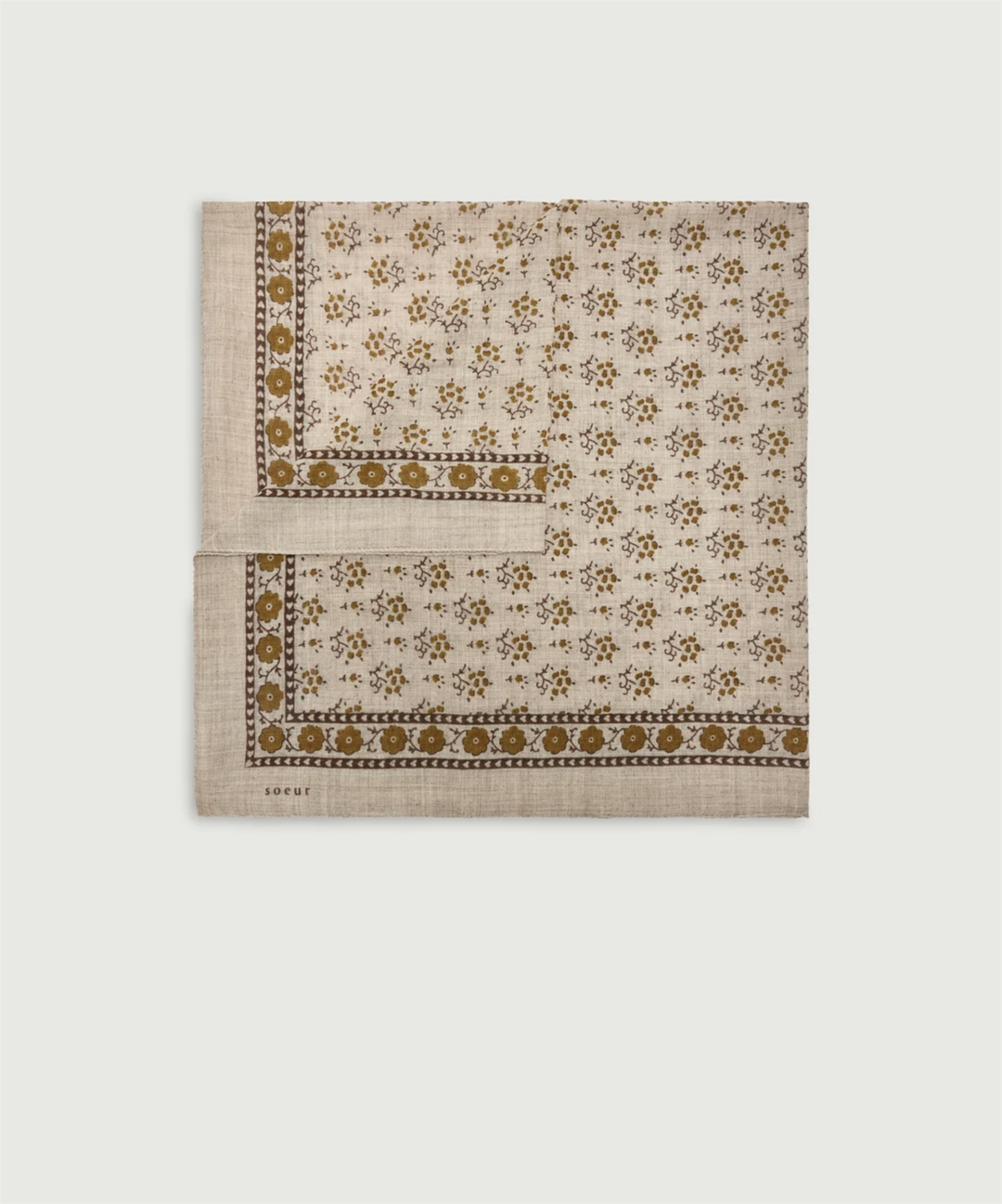 Foulard Classiq Wool Beige/Khaki